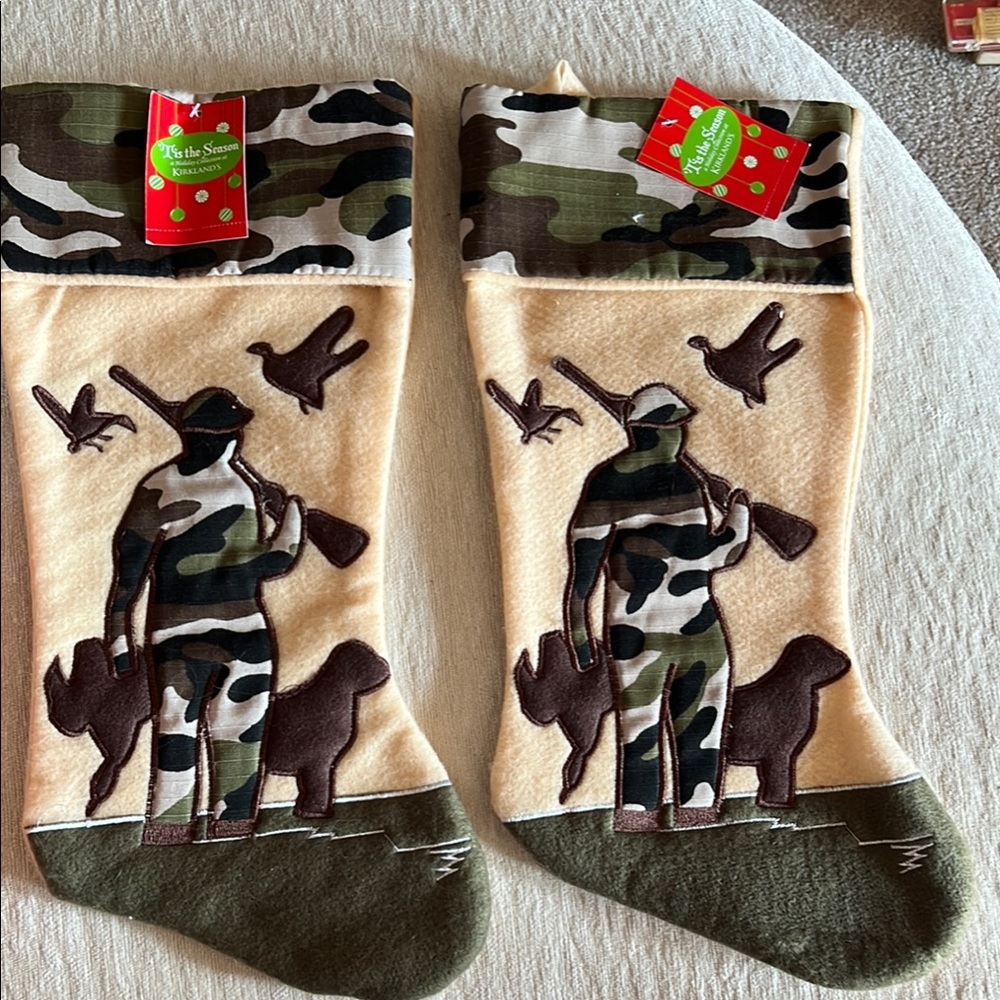 Christmas Stocking Camouflage Holiday Stockings